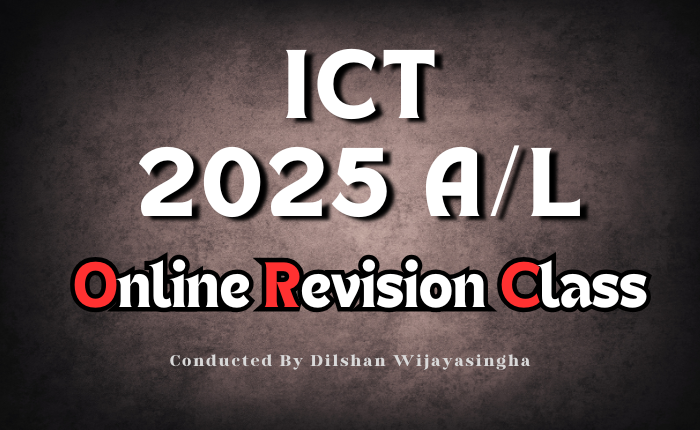 2025 A/L | Online Revision Class | May