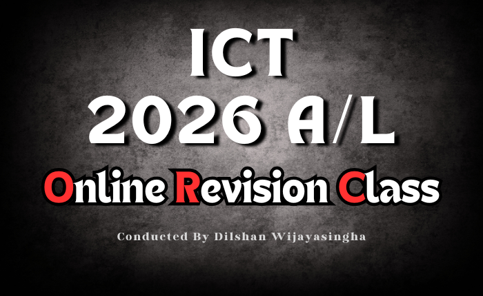 2026 A/L | Online Revision Class | August