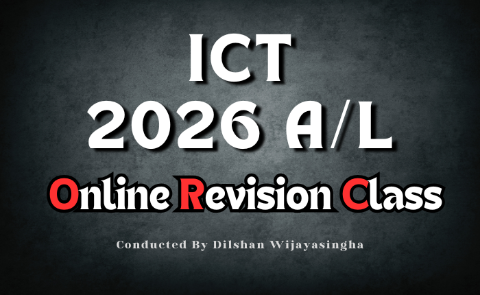 2026 A/L | Online Revision Class | September